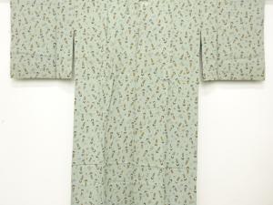 姉さん人形に簪・桜模様　長襦袢